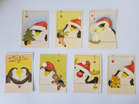 Postkartensammlung - Pinguin "Palu" Motiv