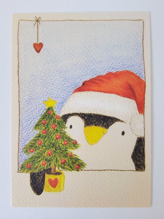 Postkarte - Pinguin "Palu" Motiv 7